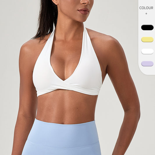 European And American Yoga Women's Halter Beauty Back Running Workout Underwear