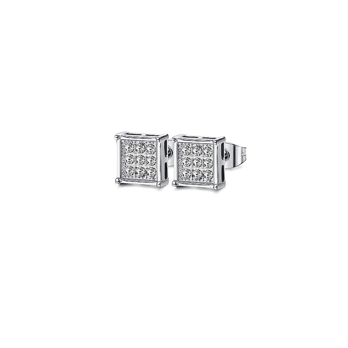 Korean-style Minimalist Chic Rhinestone Stud Earrings