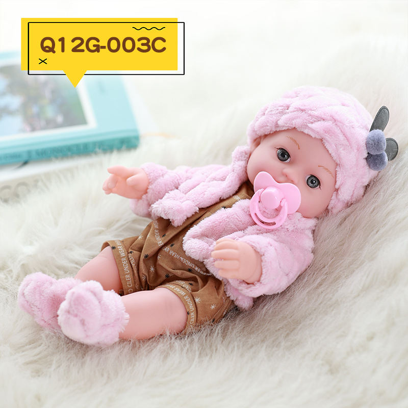 12-inch Soothing Simulation Doll For Girls' Playhouse Toys