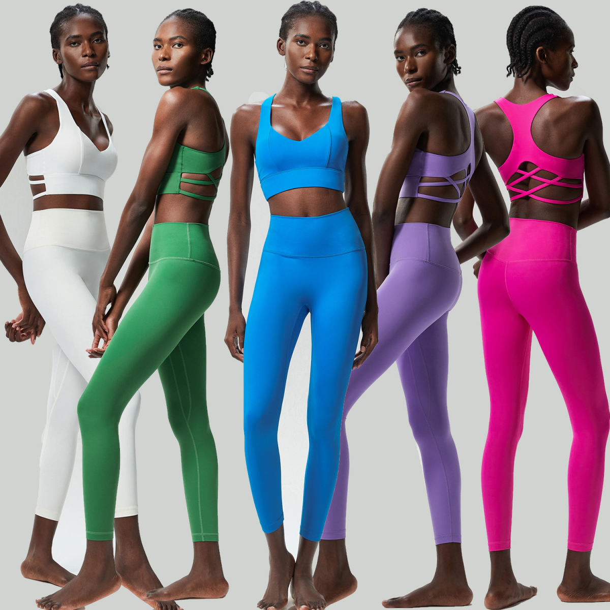 Yoga Clothes Suit Running Sports Nude Feel Quick-drying