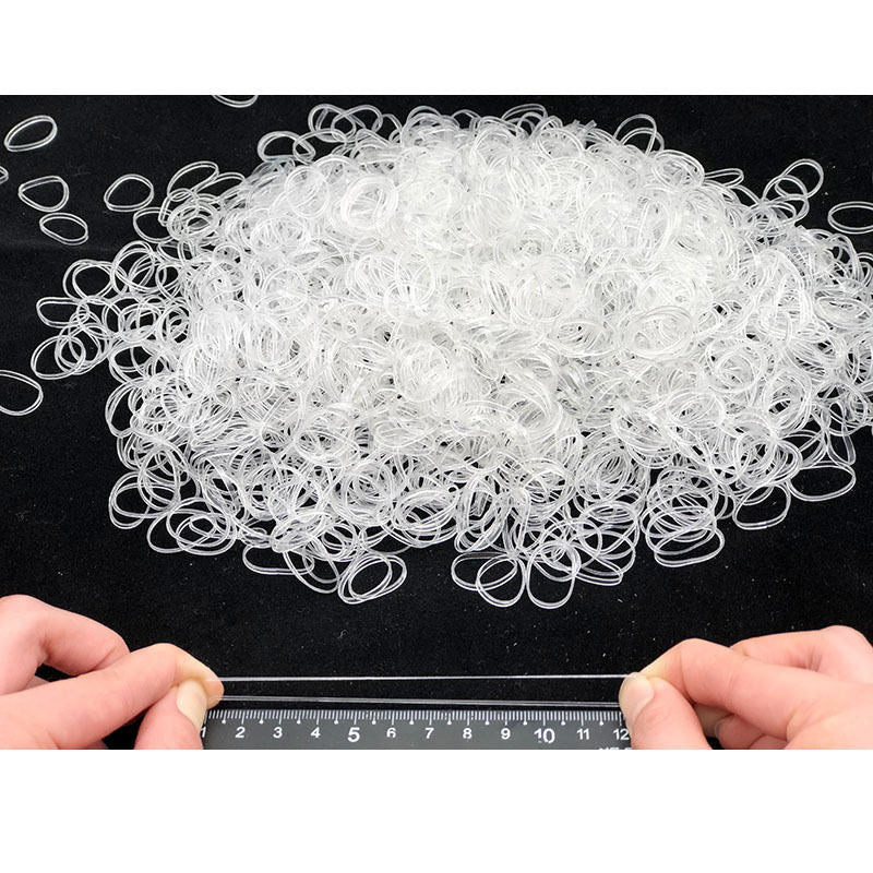 Thickened Transparent Rubber Hair Band For Women