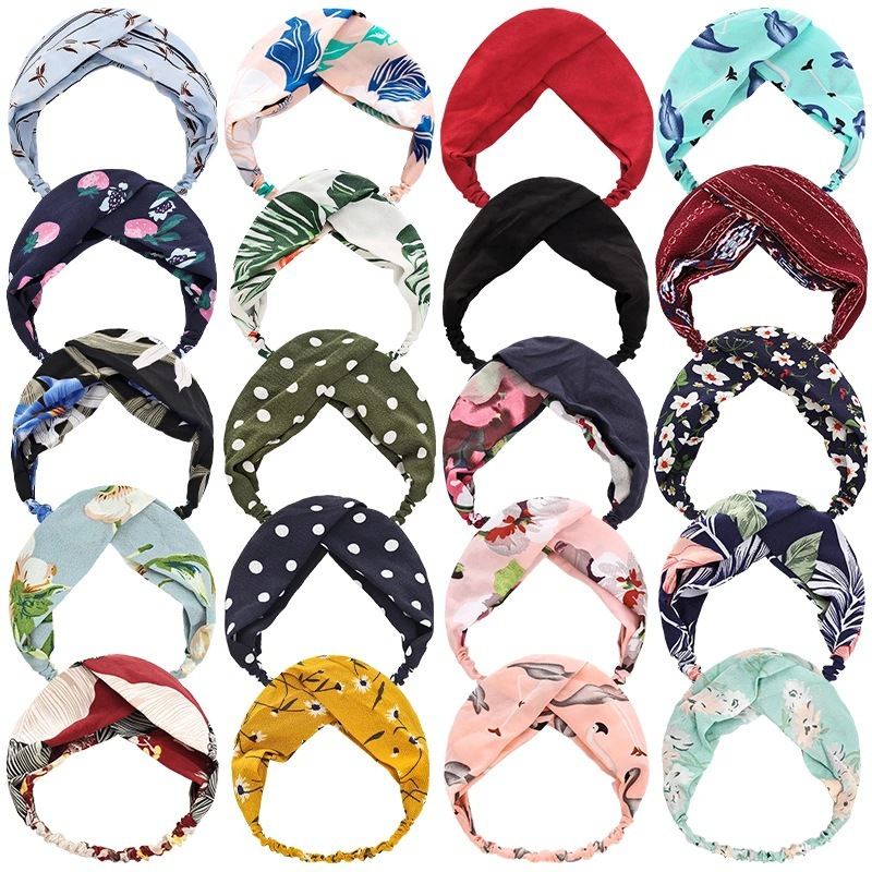 Cute Women's Face Wash Bandeau Solid Color Makeup Headband