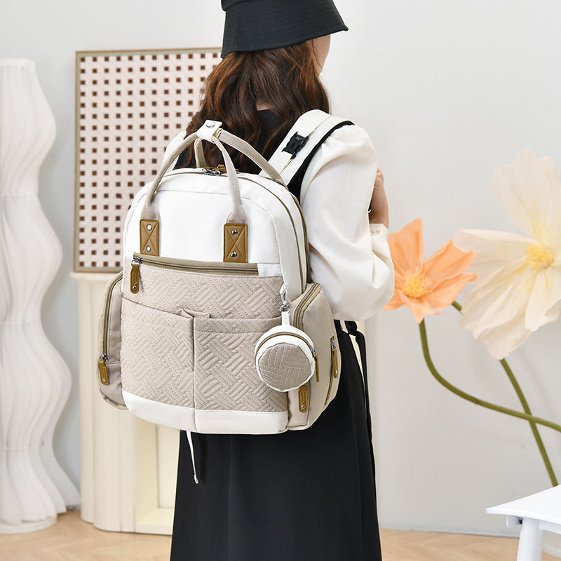 Large-capacity Mummy Handheld Fashionable And Convenient Baby Care Bag