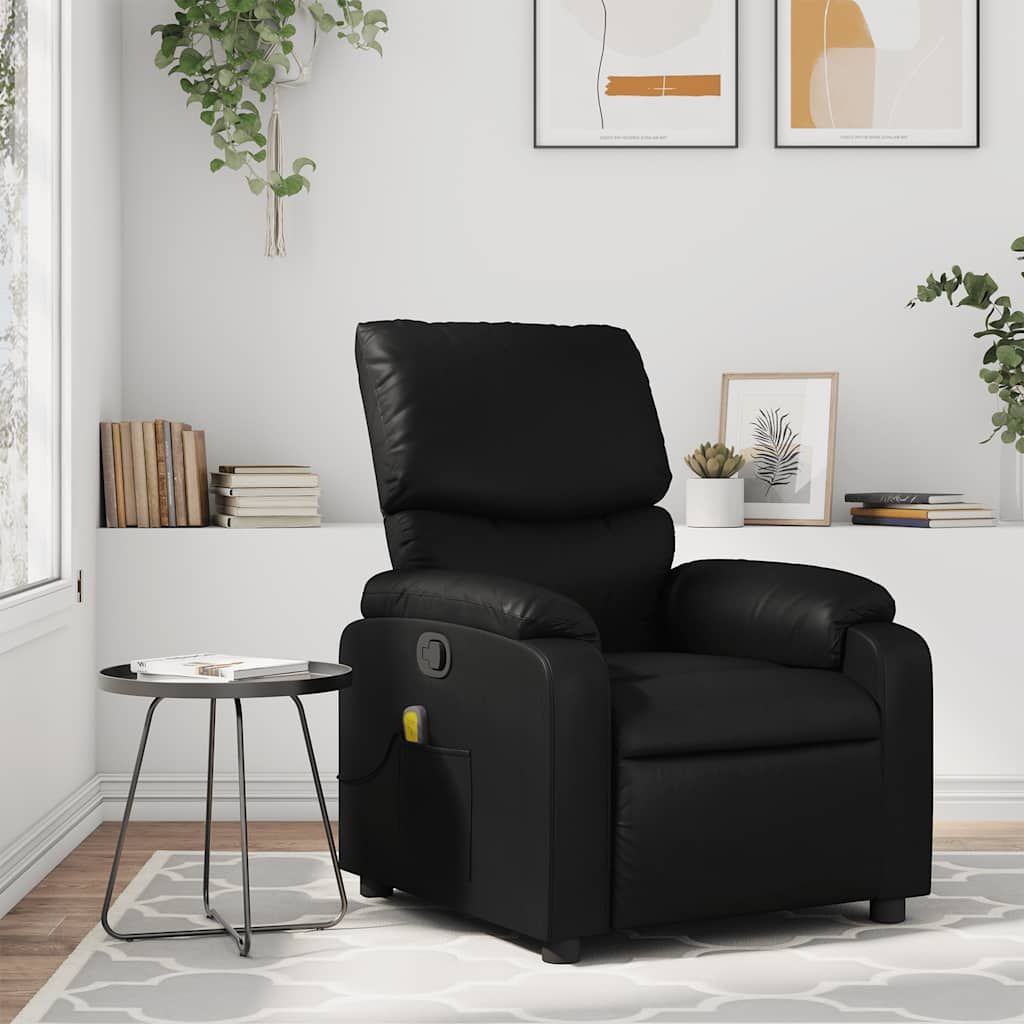 Massage Recliner Chair, Faux Leather