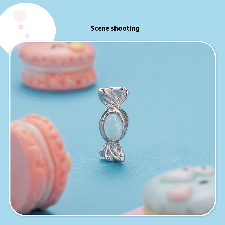 Sterling Silver Sweet Candy Bead Accessories Romantic
