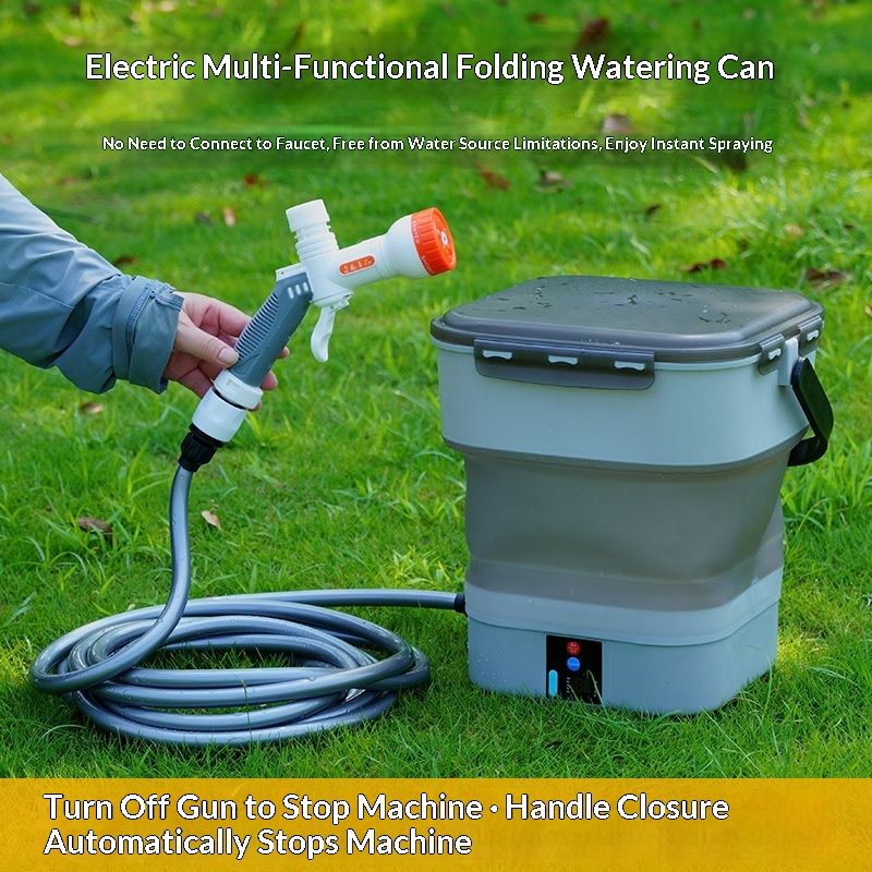 Gardening Watering Outdoor Pet Shower Foldable Electric Flush Device