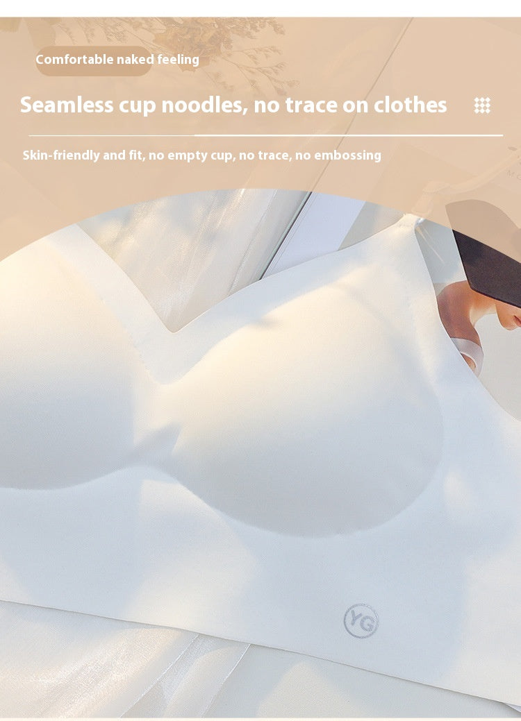 Women's U-shaped Beauty Back Push Without Back One-piece Bra