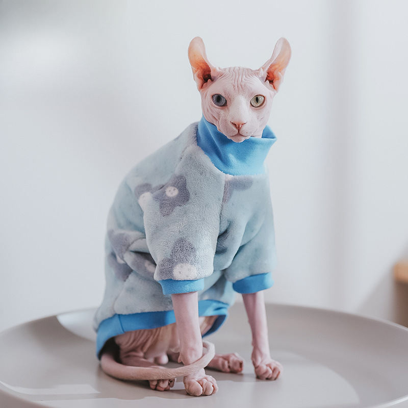 Fleece-lined Thickened Warm Flannel Pet Clothing