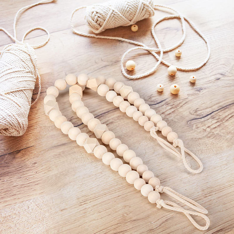 Wood Bead Curtain Tieback Accessories