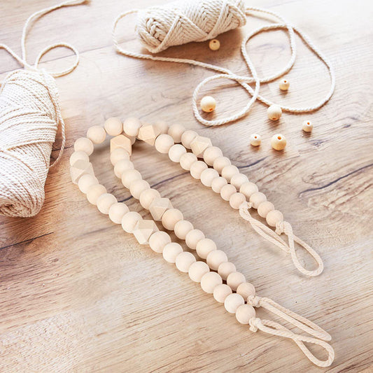 Wood Bead Curtain Tieback Accessories