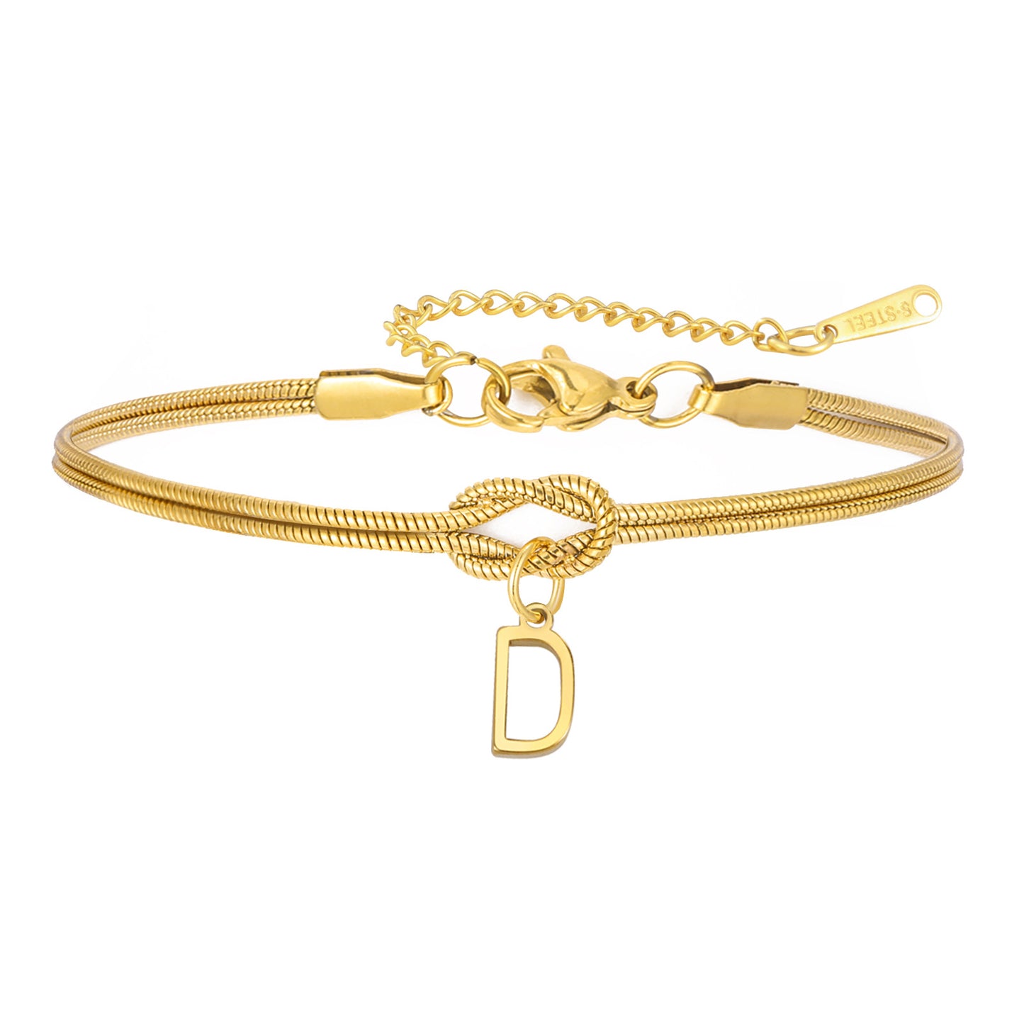 New Best-selling Wholesale 26-letter Handmade Knot Bracelets