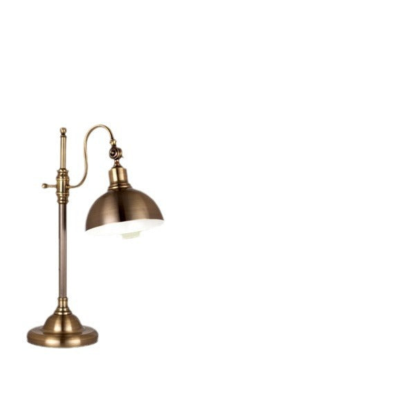 American-style Wrought-iron Foldable Long-arm Eye-care Desk Lamp For Studying And Reading