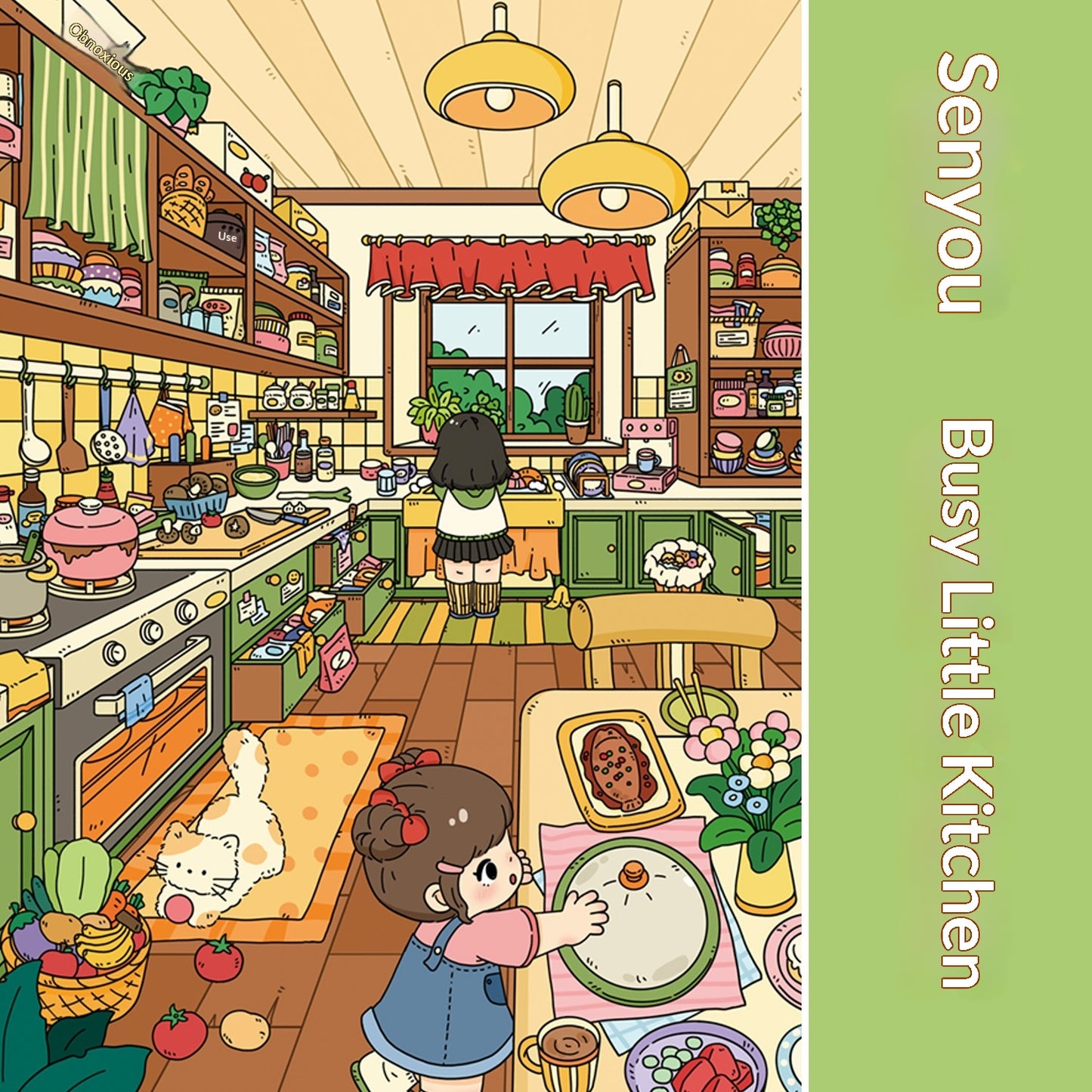Bedroom And Kitchen Series 3D Scene Sticker Toys