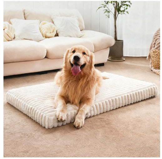 Cross-border Product Four-Season Pet Rabbit-Hair Mat Detachable And Washable Dog Bed Non-Slip Easy-to-Clean Warm Pet Mat