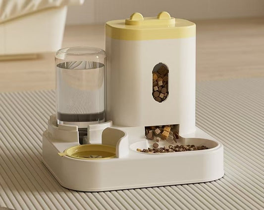 New Model Automatic Dog Bowl With Water Dispenser For Pets - A Two-in-one Pet Bowl And Cat Basin For Dual Water Supply System