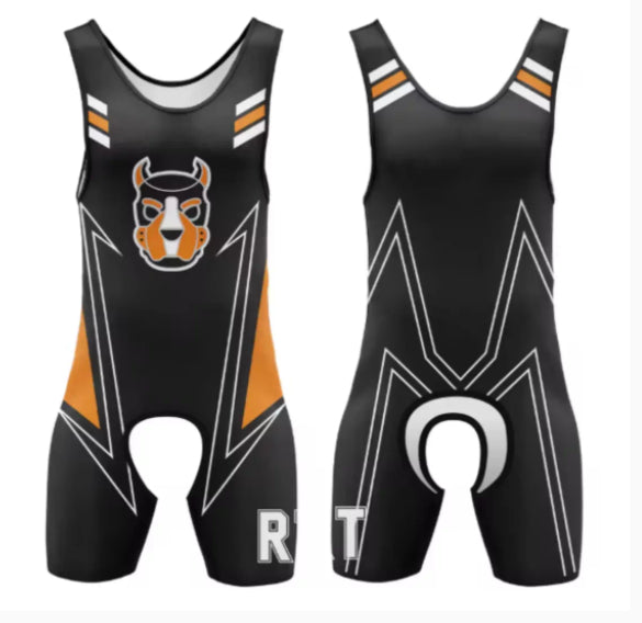 Sports Weightlifting Suit Muscle Bodysuit Wrestling Fitness Compression Wear