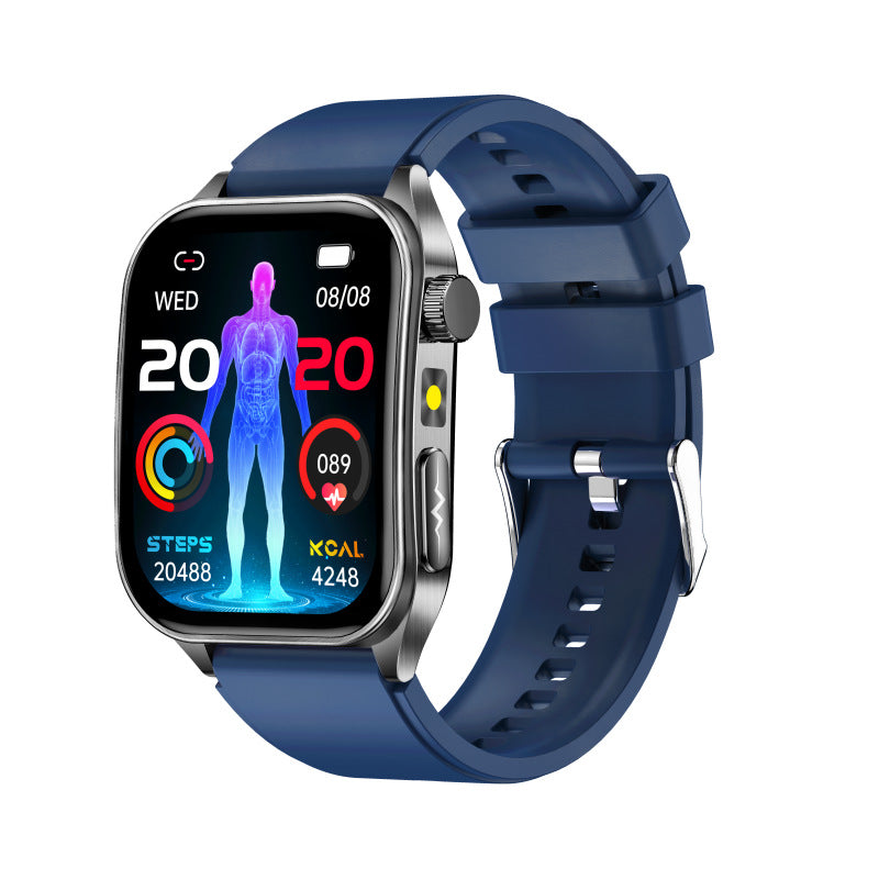 Smart Health Watch BP HR ECG Blood lipids Uric Acid Calls 650nm Laser Therapy