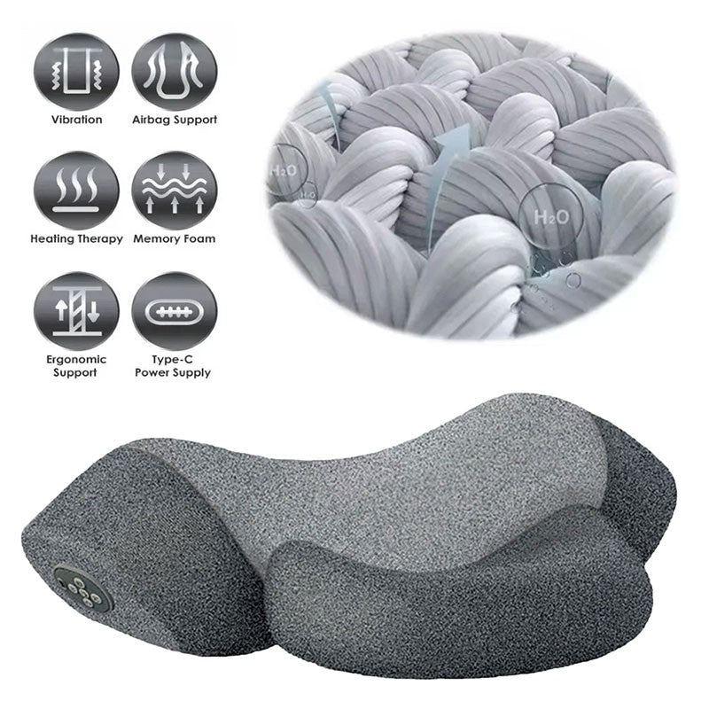 3 In 1 Electric Cervical Neck Massager Pain Shoulder Relief Body Muscle Relax UK