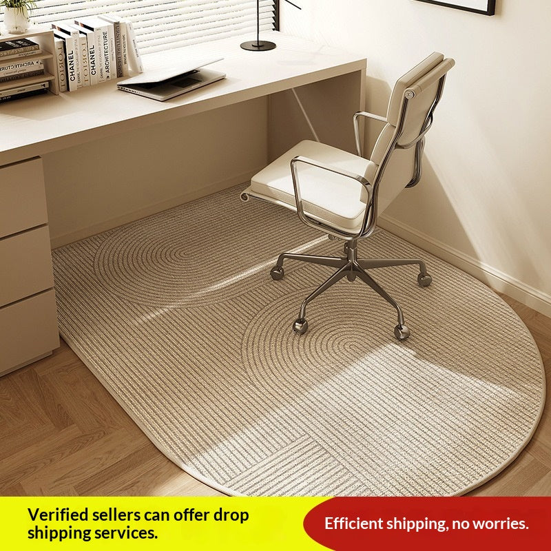 Anti-slip Home Curved Rug For Computer Chairs