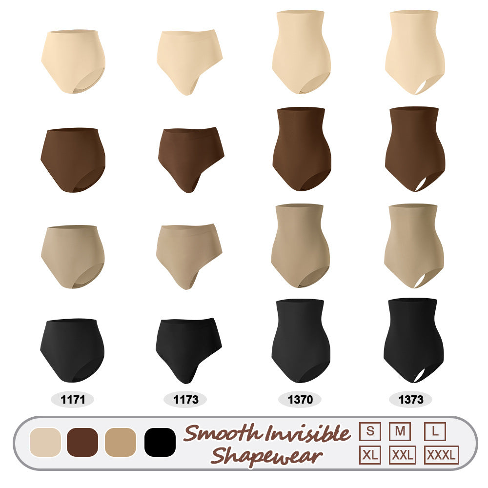 Mid RiseHigh Rise Seamless Thong Briefs For Tummy Control And Body Shaping