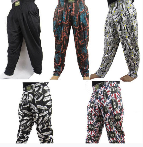 Mens Fitness Floral Pants Bodybuilding Training Workout Bodybuilding Floral Running