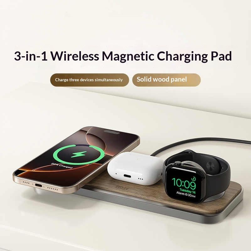 Metal Magnetic Attraction Multifunctional Portable Fast Charging