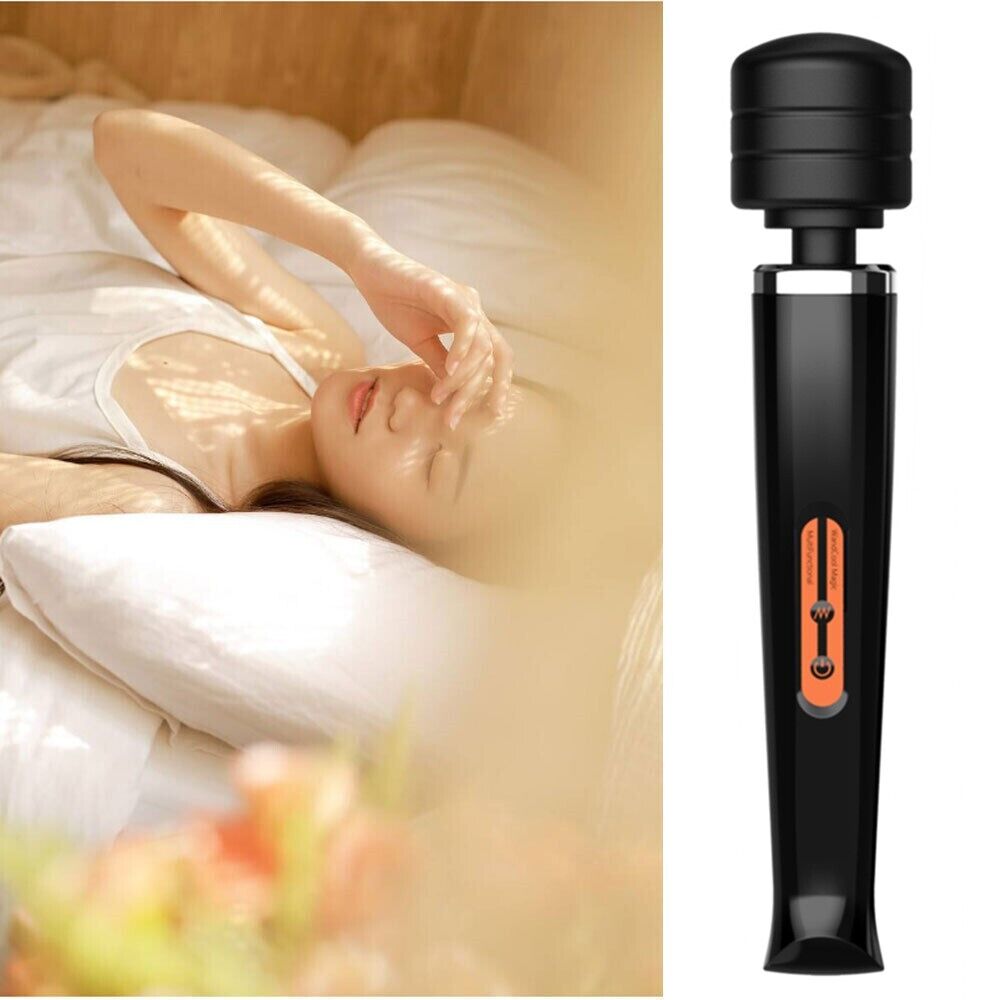 Body Wand Vibrating Massager USB Rechargeable 10 Modes Speed Pleasure Stick