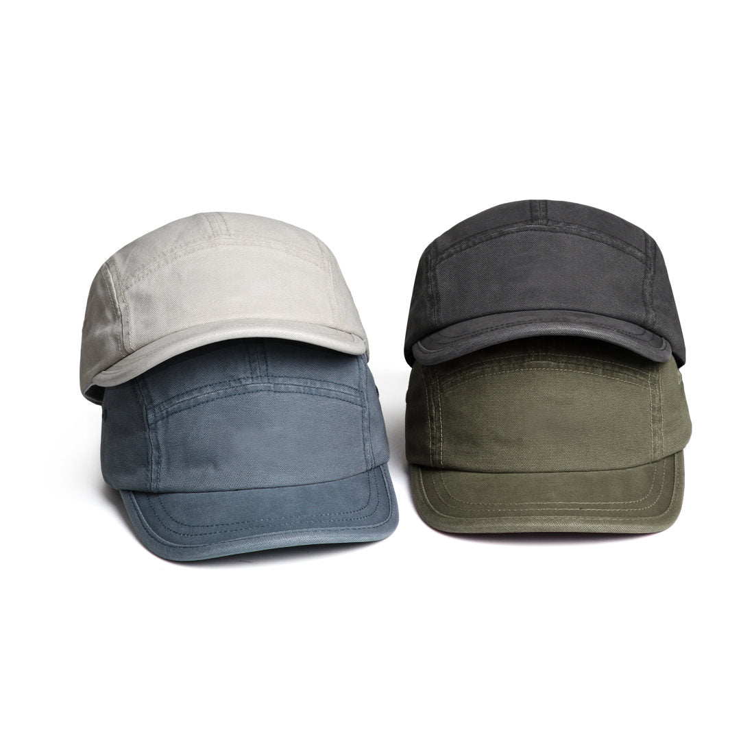 Fashionable And Simple Light Board Water-washed Distressed Baseball Cap With Short Brim, Five-piece Construction, Workwear Style Hat For Outdoor And Daily Casual Wear
