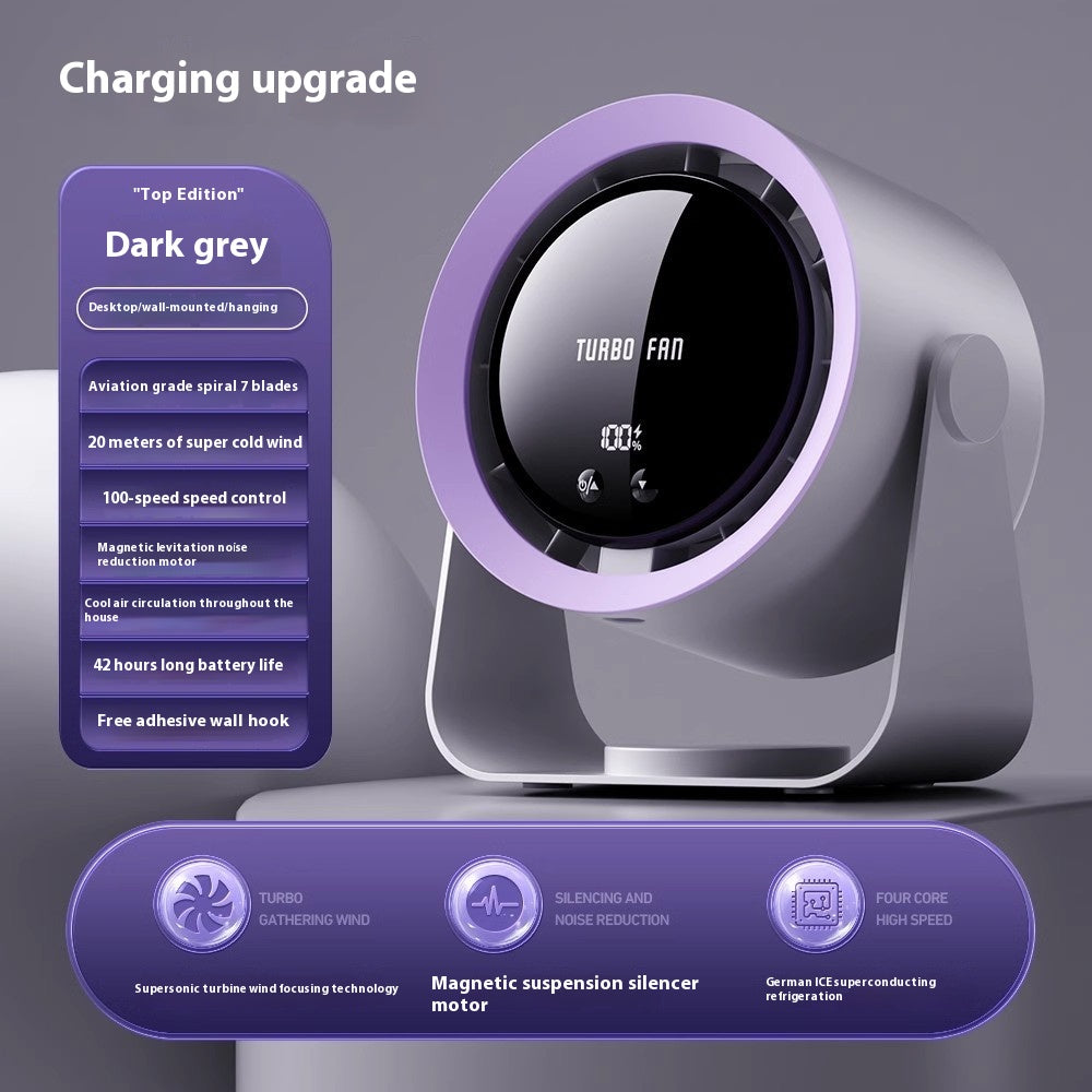 Shaking Head Desktop Small Fan Mute Office Desk Usb Charging
