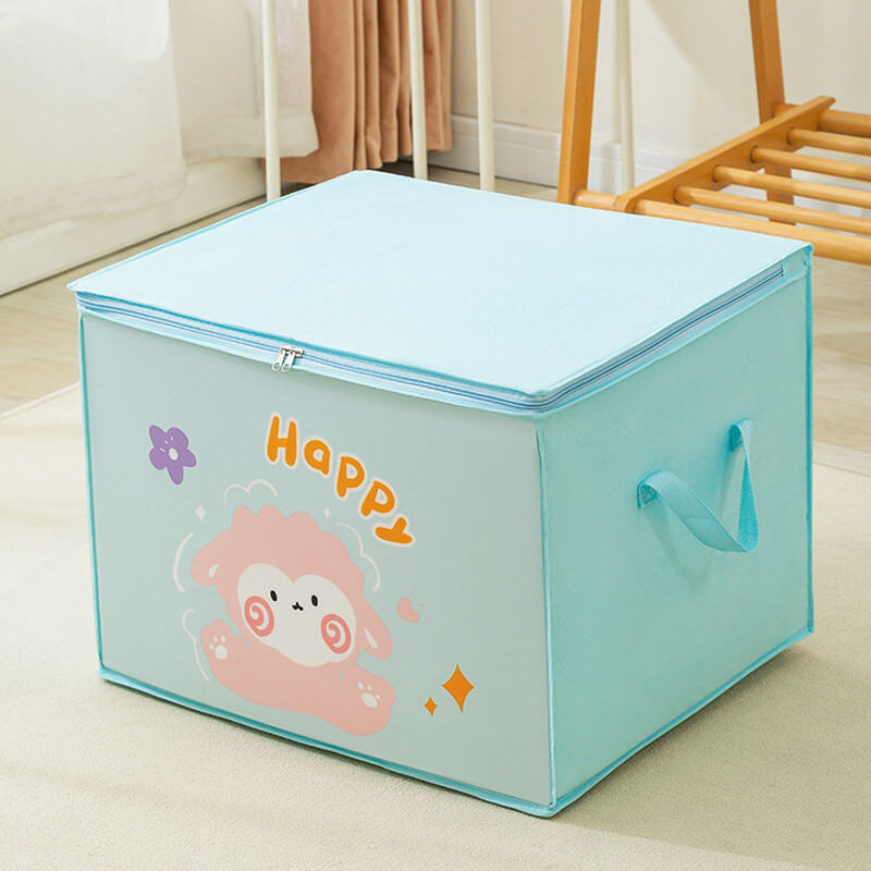 Large Collapsible Storage Box Foldable Jumbo Storage Chest Kids Room Toy Box