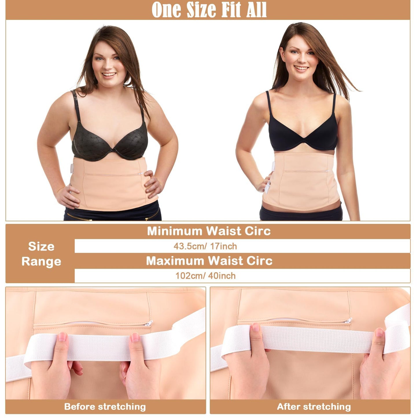 Reusable Essential Oil Care Support Waist Bag