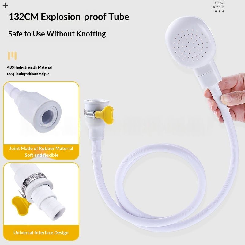 Simple Pet Shower Head Plastic For Home Use