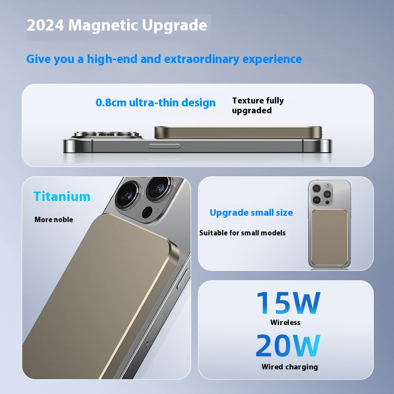 Magsafe Magnetic Wireless Fast Charging Mobile Power Supply