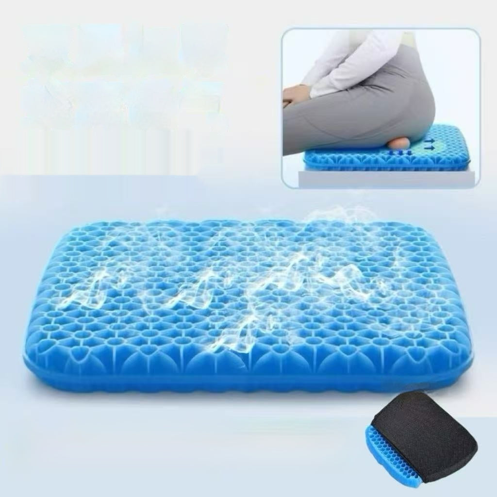 Summer Cooling Pad Honeycomb Silicone Seat Cushion For Office And Car