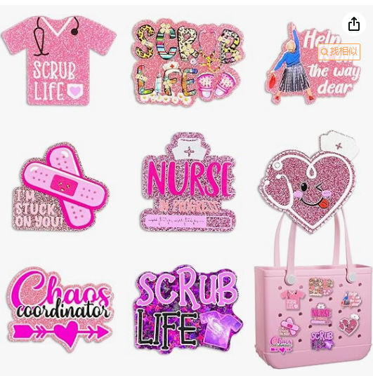 Letter Cat Heart Bag Accessories Acrylic Pin DIY Accessories