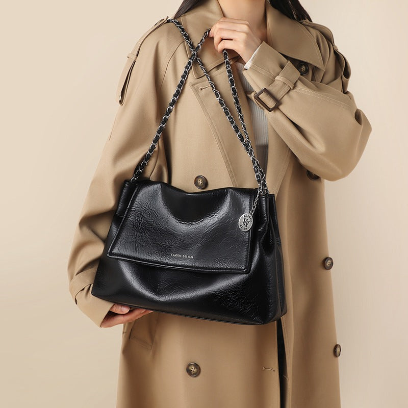 Seasonal High-end Large-capacity Shoulder And Crossbody Bag