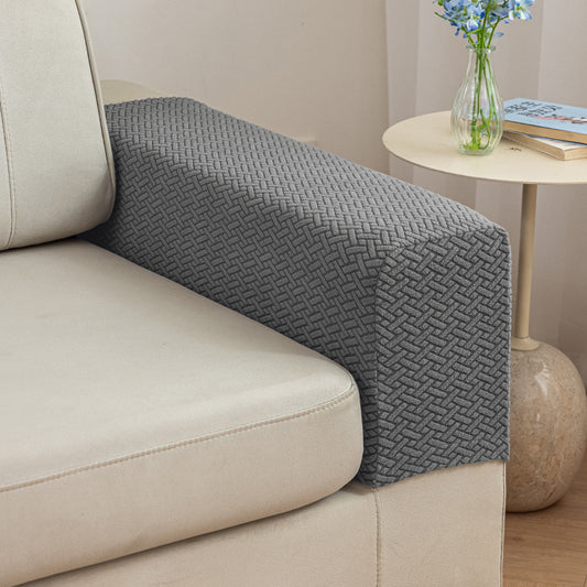 Thickened, Dirt-Resistant Home Fabric Simple Solid-Colored Armrest Covers