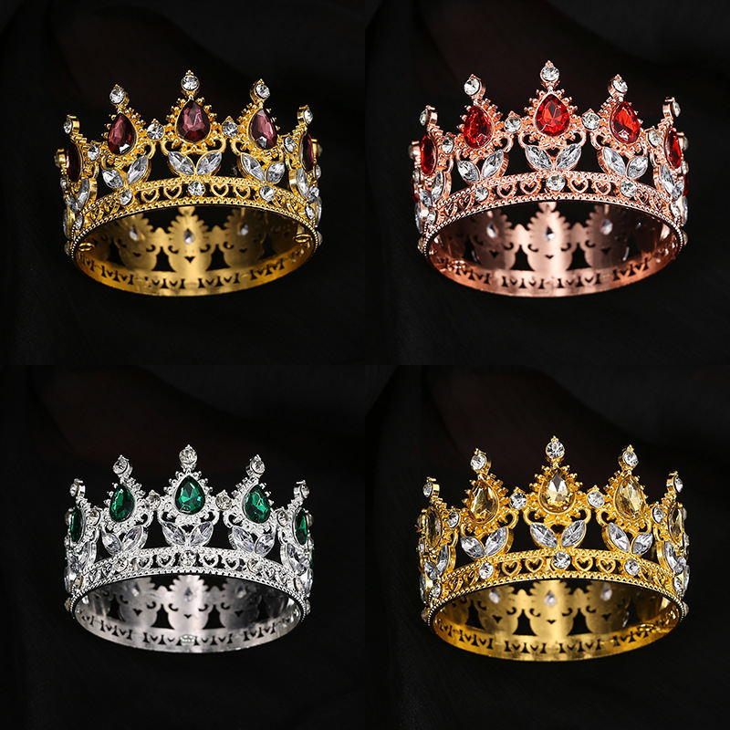 Baroque Crown Wedding Photo Studio Accessories Ornaments