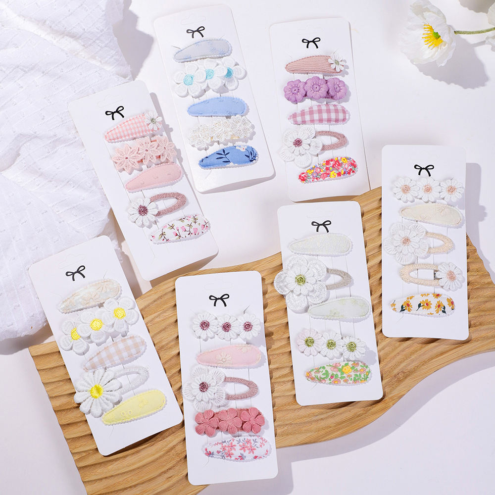 Printed Hair Accessory Everyday Versatile And Cute Handmade Fabric Hair Clip