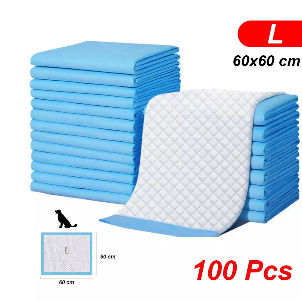 Pet Training Pads Puppy Toilet Dog Pee Indoor 60x90cm 60x60cm Super Absorbent 1 0 0pcs