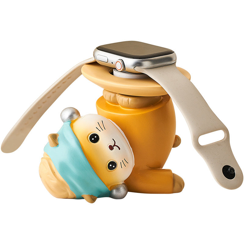 Trendy Resin Cool Rabbit Watch-charging Bracket