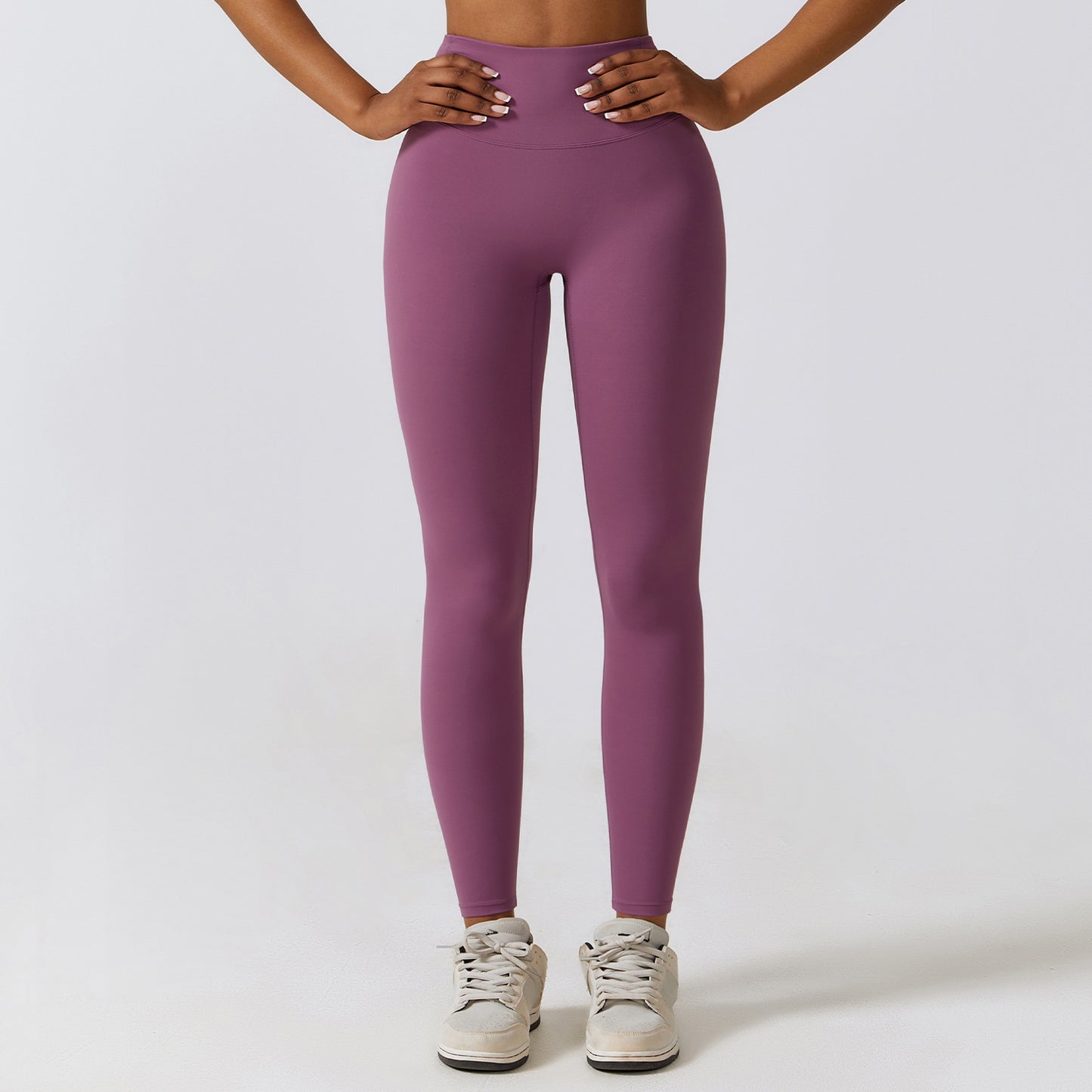 Breathable Outer Wear Skinny Running Nude Feel Quick-drying Fitness Pants