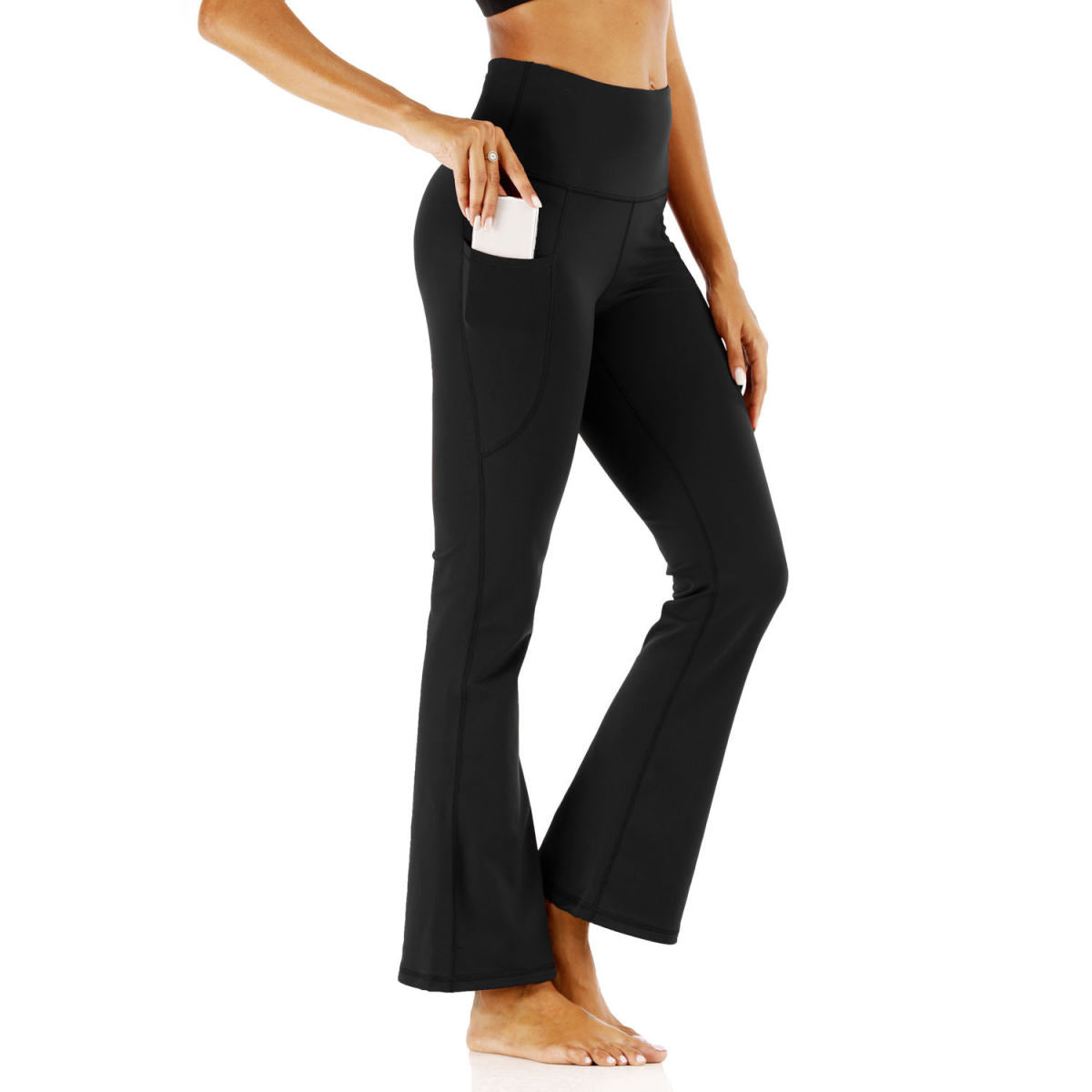 High Waist Solid Color Tight Skirt Running Fitness Pants Yoga