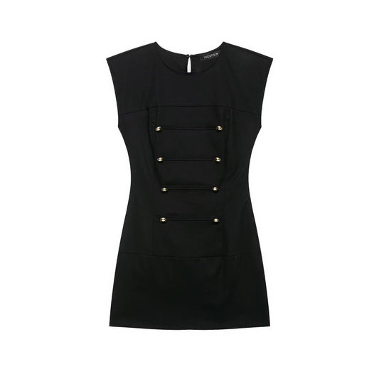 Summer New Fashion Rope-Knot-Trim Dress