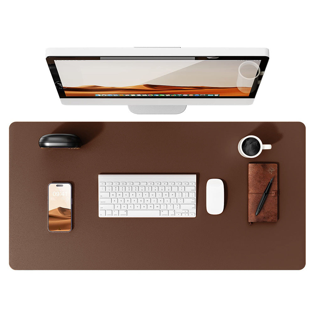 Fluff Bottom Leather Computer Mouse Table Mat