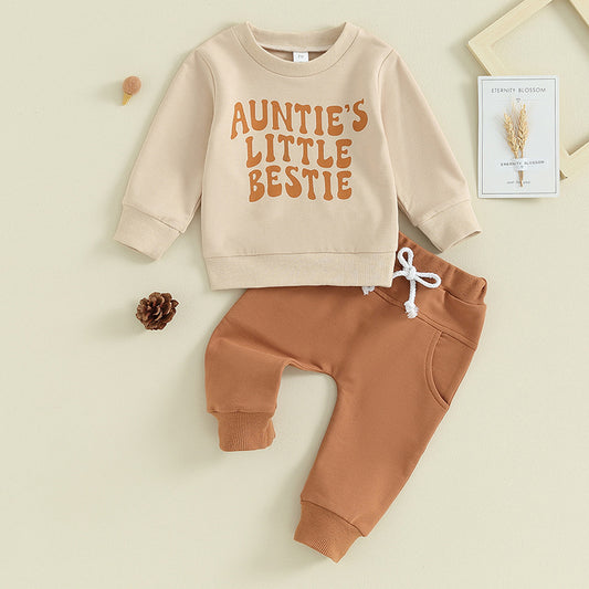 Korean-style Casual Top And Pants Set
