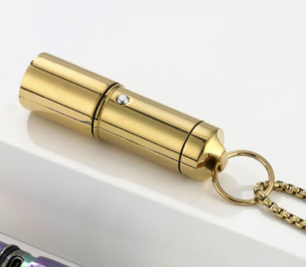 Type-c Charging Torch Lighting Emergency Rescue Necklace