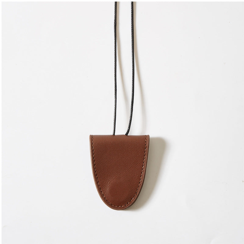 First-layer Cowhide Neck-hanging Magnetic Outdoor