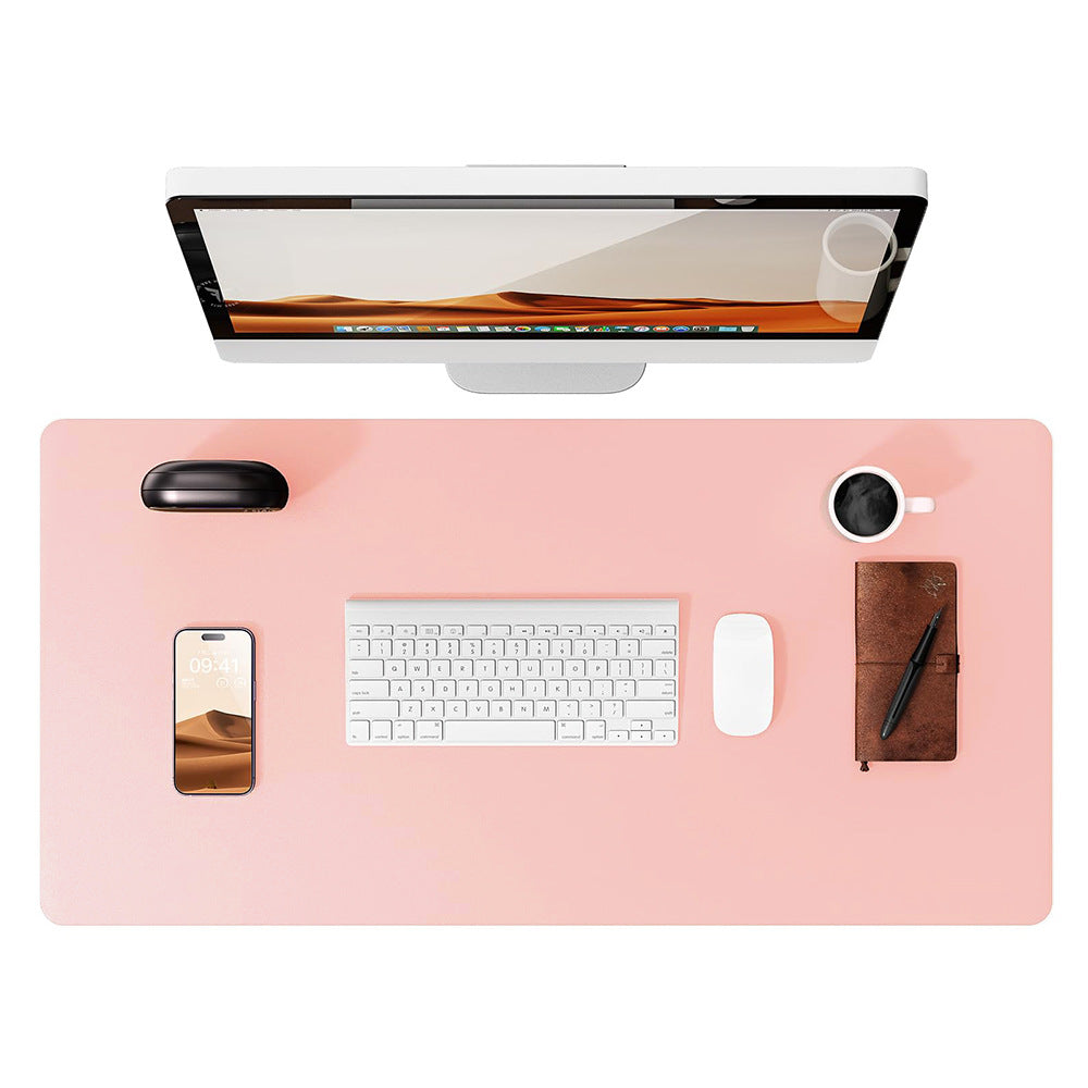 Fluff Bottom Leather Computer Mouse Table Mat