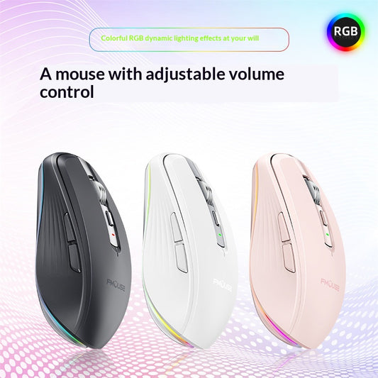 Bluetooth Wireless Charging Portable Office Mouse With Dual-mode Connectivity